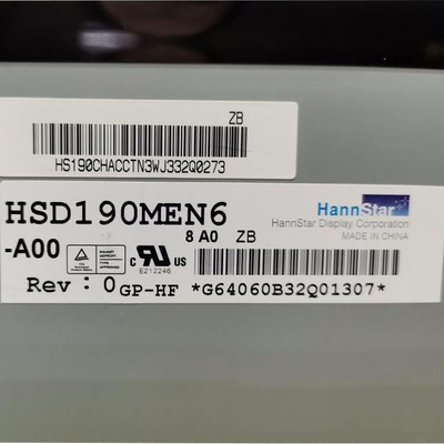 ใหม่ Original HSD190MEN6-A00 19.0 นิ้ว 1280 (RGB) * 1024 ความละเอียด 30 Pins จอแสดงผล LCD สำหรับแล็ปท็อปอุตสาหกรรม