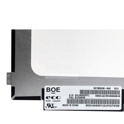 BOE Vertical Stripe 15.6 นิ้วแผง LCD NV156QUM-N43 หน้าจอ LCD สำหรับแล็ปท็อป