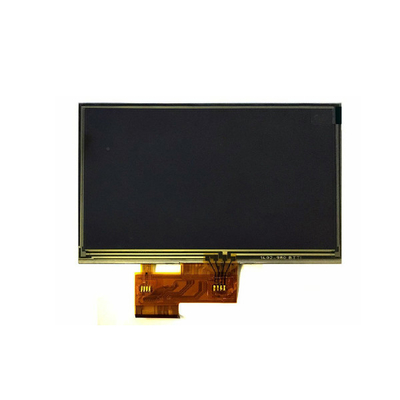 5 นิ้ว A050FW03 V0 แผงหน้าจอสัมผัส LCD 4 สาย Resistive Touch AUO จอแสดงผล LCD